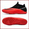 Big Size 49 48 Slip On Soccer Shoes Unisex Long Spike AG/TF Artificial Football Shoes Indoor Anti-slip Training Sport Boots