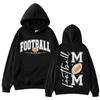 Unisex Graphic Print Hooded Sweatshirt Long Sleeve with Front Pocket for Everyday Wear