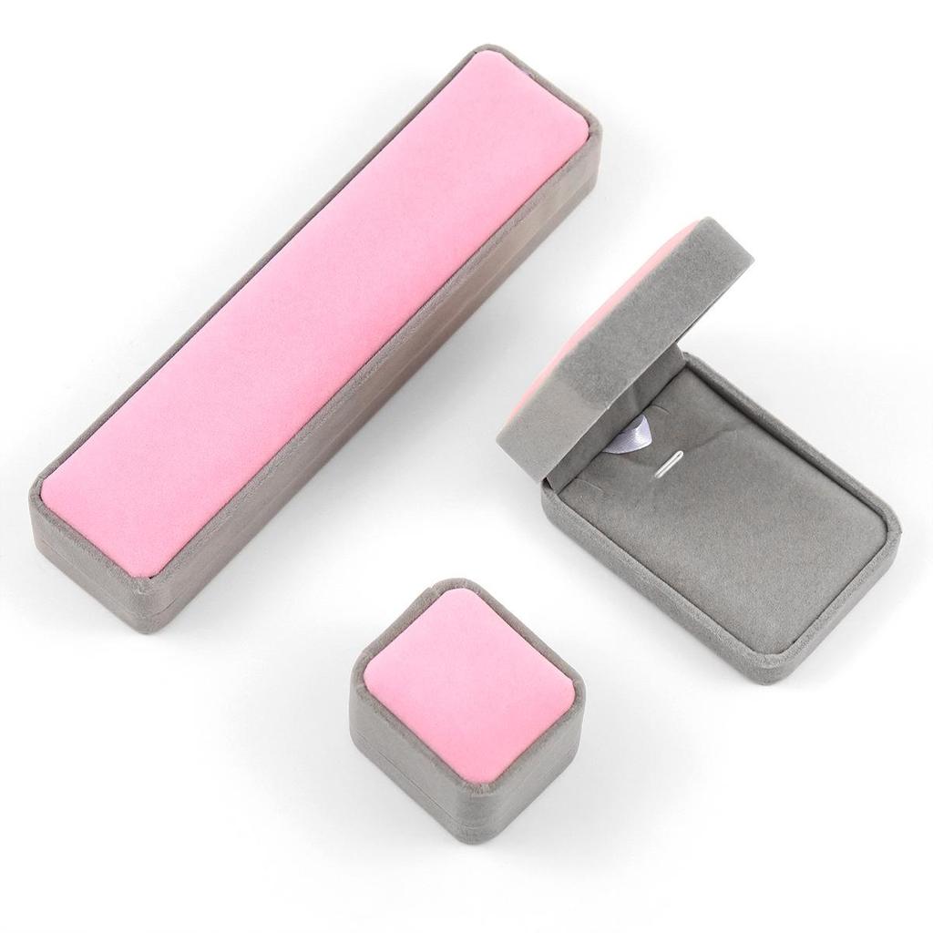 Caja de Regalo de Terciopelo Estilo Coreano para Pequeños Accesorios - Elegante Embalaje para Joyería para Cumpleaños