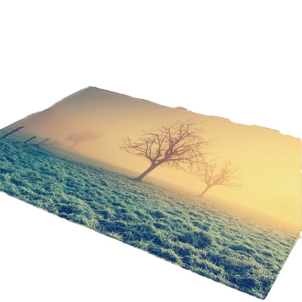 Scenic Carpet Feather Wind Bedroom Floor Mat