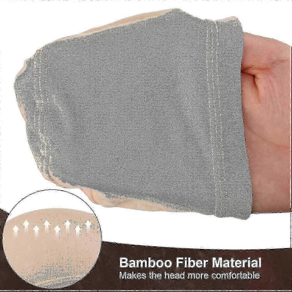 2025 Latest Model 4 Pcs Bamboo Fiber Wig Cap Bamboo Wig Liner Cap For Womenq