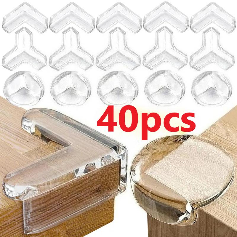 Baby Safety Silicone Kids Proofing Edge Protector Soft Transparent Children Anti Collision Table Corner Edge Protection Cover