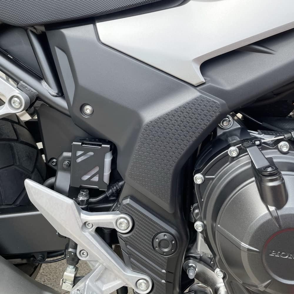 LEDISHUN Hinterradbremsflüssigkeitsbehälter Schutzabdeckung für Honda CBR500R CBR400R CB500X CB400X