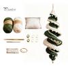 Handmade Gifts for Friends And Family Christmas Ornament Crochet Kit, DIY Spiral Tree Starter Xmas Easy Craft Kits Adults Kit Holiday Home Decoration,