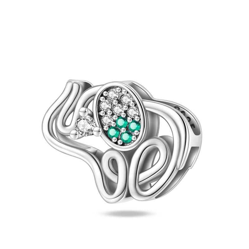 Original Copper Charms Beads Black Cat Colorful Elephant Pendant For Bracelet Women Diy Jewelry Gift Making