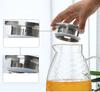 High Capacity Glass Fish Scale Water Pot 2000ml Jug Teapot Kettle Lemonade Heat-resistant Explosion-proof Heatable Carafe 1500ml