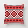 Bohemian Colorful Geometric Peach Skin Pillow Cover Retro Ethnic Style Cushion Cover Cushion Home