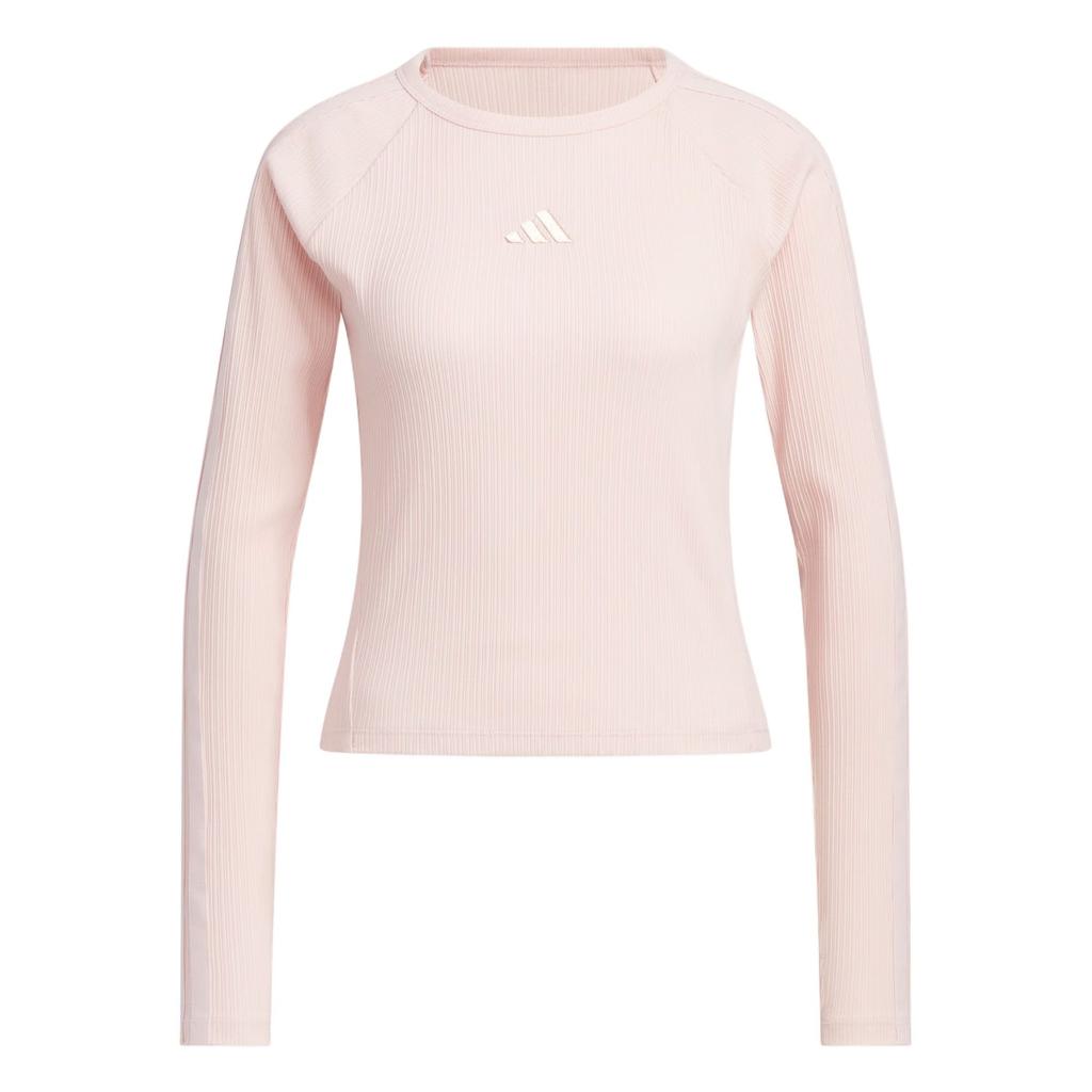 Adidas T Shirts Women's Light Pink Crew Neck Moderate Other KB7755