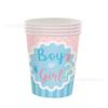 Junge Mädchen Gender Reveal Einweg-Geschirr Babyparty Party Teller Deko