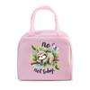 Tragbare Cartoon Faultier Print Lunchtasche Lustige Anime Tier Tragetasche Lebensmittel Kühltasche Bento Taschen Thermische Lunch Lebensmittelbox Taschen Frauen Männer