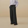 Inman Women's Plush Lined Knit Slit Wide-Leg Pants
