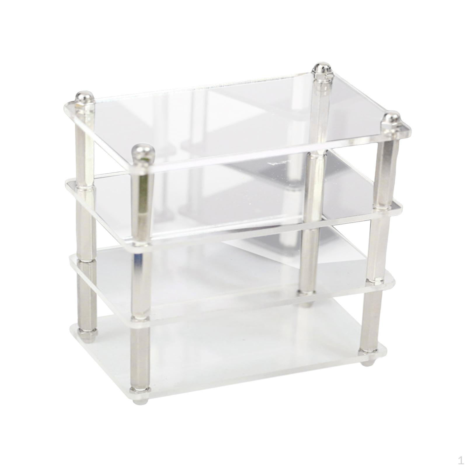 

Стойка для миниатюрных кукольных домиков, полка для спальни Small Clear