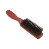 Men Beard Hair Brush Wooden Handle Ergonomic Grip Beard Grooming Brush for All Hair Types D0063