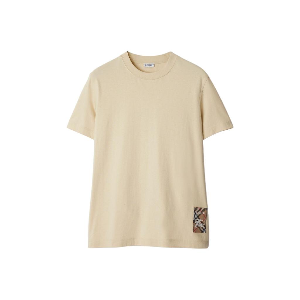 Burberry Check Label Cotton T-shirt 81035081