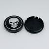 4pcs O.D 64MM (I.D 61MM ) Skull Logo Emblem Car Wheel Center Caps for Volvo Rim Hubcaps Cover Wheels Hub Lid Replace Accessories