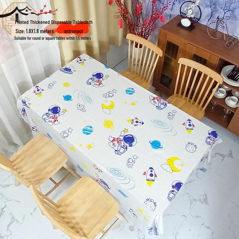 ZISIZ Kindergarten Disposable Paper Tablecloth