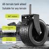 Foldable Outdoor Camping Trolley with Tank Wheels