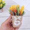 Artificial Plant Decorative Flowers Fake Flowers Mini Potted Bonsai Green Plant
