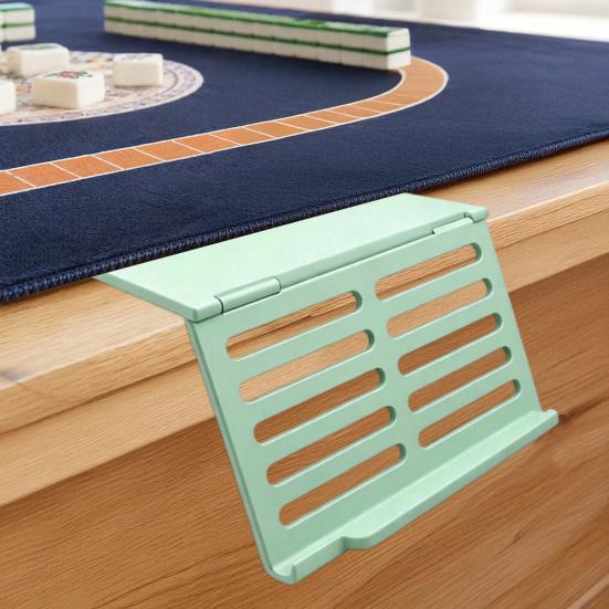 Mahjong Card Holder for Table, Under-Mat Slide-in Mahjong Card Stand, 3D Printed Angled Viewing Display Rack for American Mahjong Card