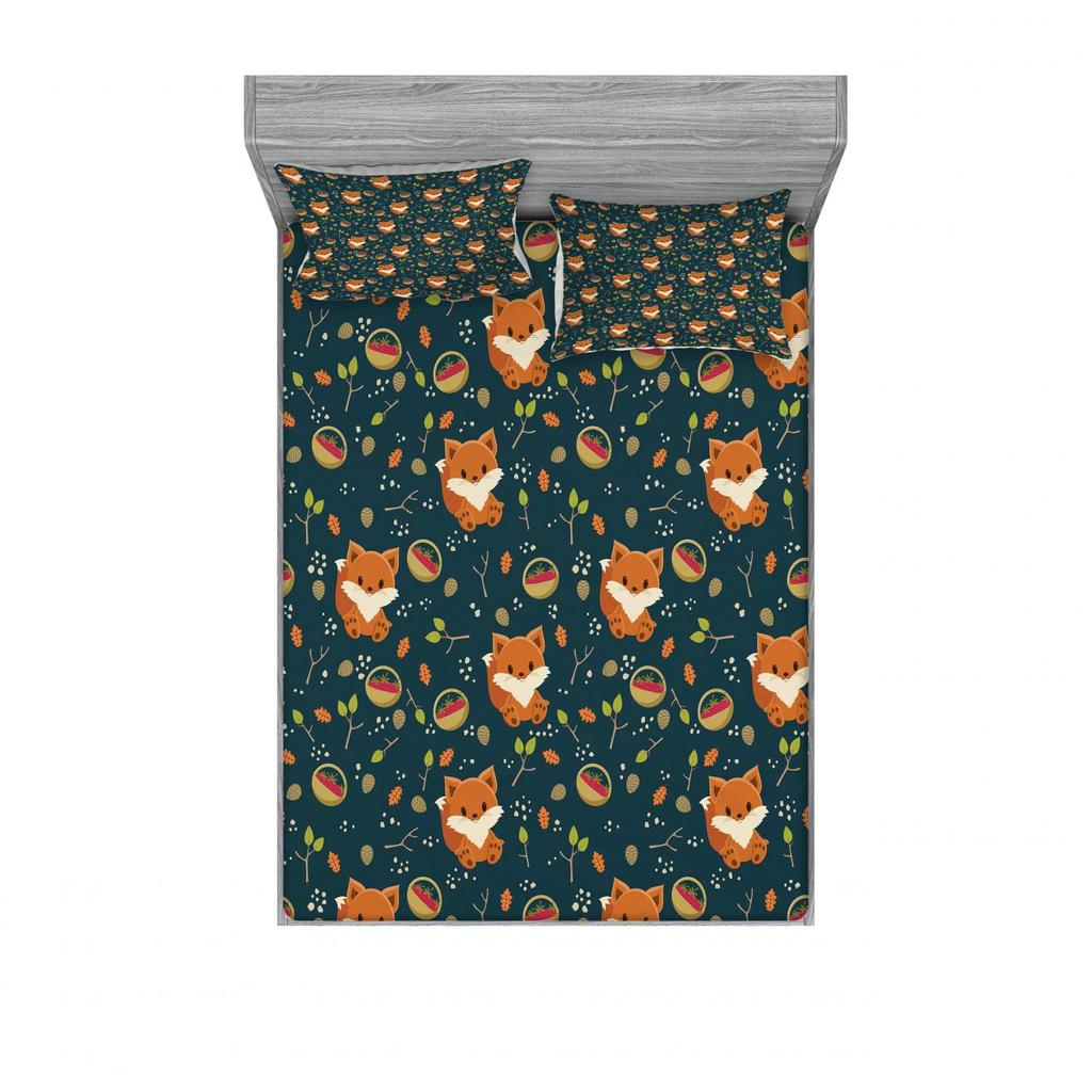 Periodic Table Pattern Sheet Three-Piece Digital Printing Bedding Sheet Three-Piece Sheet Children Adults