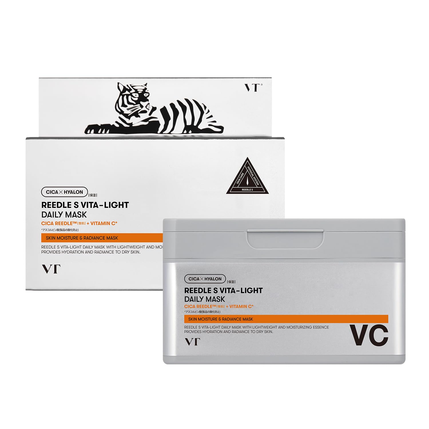 

VTCOSMETICS Sheet Mask Box Mask Skin Care Riedl S Vitalite Daily (5. маскировать)
