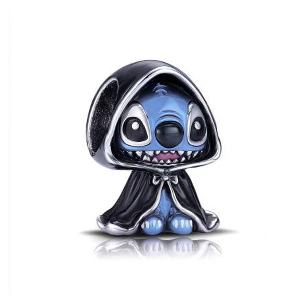 New Stitch Charm Beads 925 Silver Fit Bracelet Cartoon Character Pendant DIY Jewelry For Women Girls