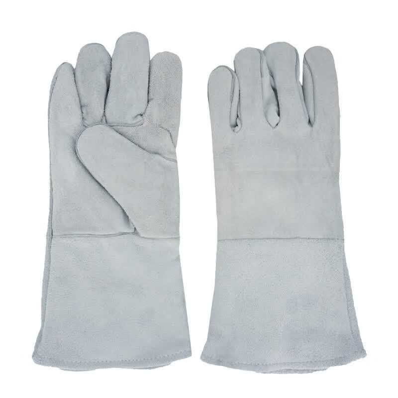 Huadun 14-inch Double-Layer Cowhide Welding Gloves Standard