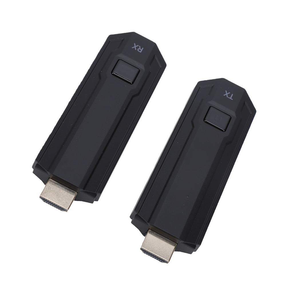 Émetteur-Récepteur Multimédia sans Fil HD avec Adaptateurs de Prise Portée 50m Support Décodage Entrée 4K 1080P