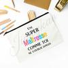 French Print Makeup Bag Women Travel Cosmetic Bag School Pencil Bags Teacher's Day Graduate Gift for Atsem Maitresse Maitre Avs