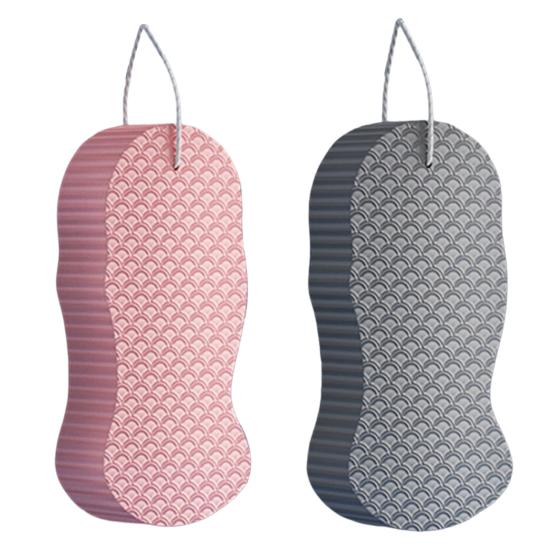 1/2/4Pcs Body Scrubber with Lanyard Design 3D Ultra Soft Exfoliating Bath Sponge Adult Bath Scrubbing Tool