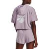 Under Armour Sweatshirts Women's Light Purple Hooded Moderate Regular Unisex 1376296-554