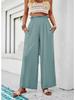 Diyun 2024 Women's Solid Color Loose Wide-Leg Trousers - Spring/Summer Collection