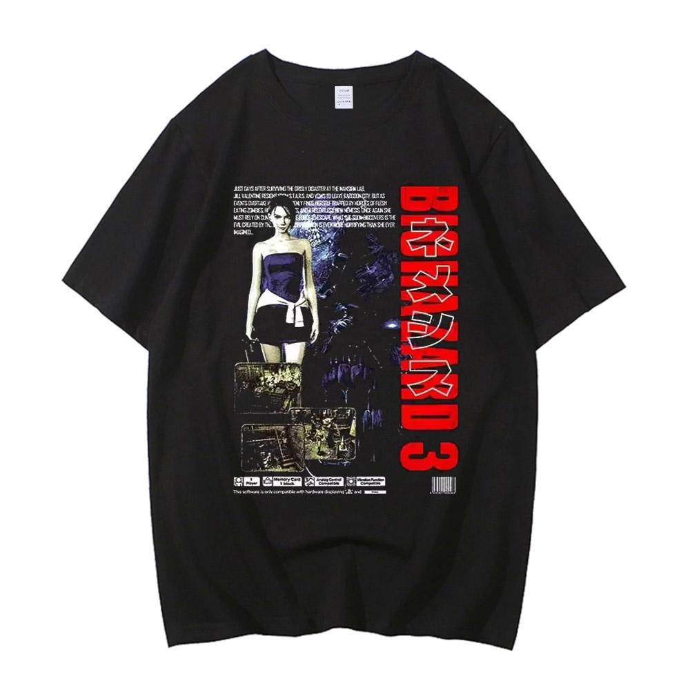 Leon Kennedy Game Tshirt for Men and Women High Quality Cotton Tee Short Sleeve Shirt Fashion Streetwear Top