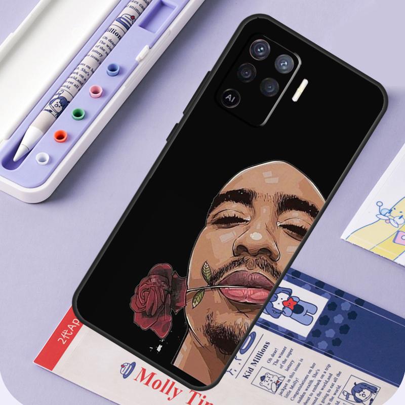 Rapper 2pac Singer Tupac For Oppo A94 A74 A54 A15 A18 A38 A58 A78 A98 A40 A60 A80 A16 A76 A96 A57 A17 A77 A5 Pro Case