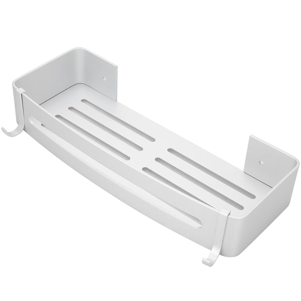 Wall Storage Rack Aluminum Corner Shower Caddies Wall Mounted Bathroom Makeup Tool OrganizerSquare