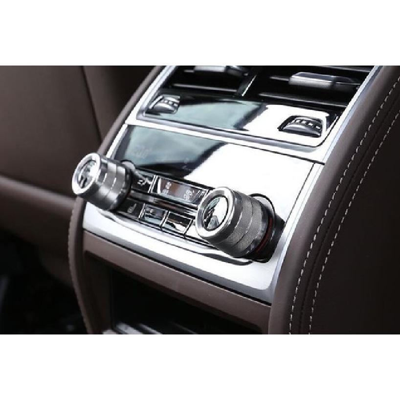 For BMW X3 G01 X4 2018- Knob Ring Decor 2X Silver Aluminum Rear AC Adjusting