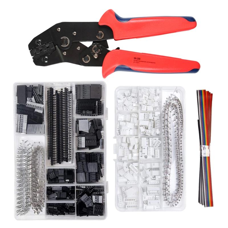 

Multifunctional Mini Crimping Pliers Set for Multiple-type Connector Installations 2.54mm Terminals Crimping Connectors 1