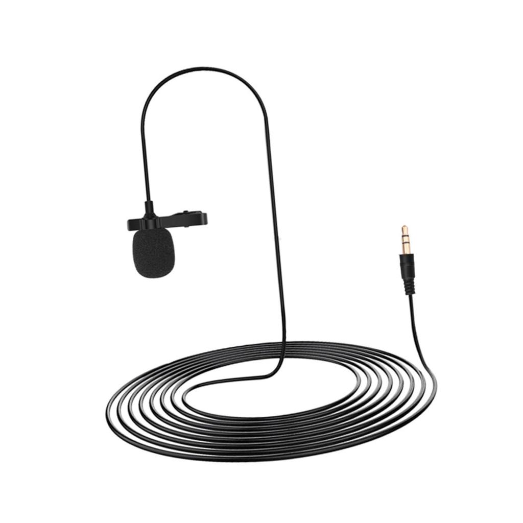 Microfon Lavalier HOMSFOU, Microfon de înregistrare, Microfon de conferință, Microfon pentru cameră gimbal, Microfon condensator 35mm, Microfon cu clips, Live