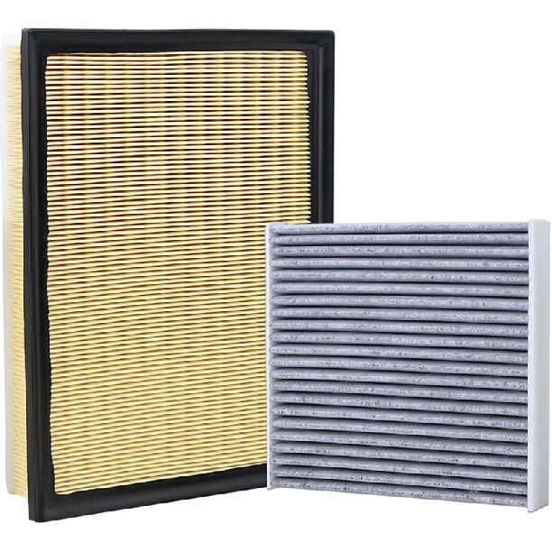 CA10677 Engine Air Filter And CF10285 Cabin Air Filter Kit Compatible With 2013-2018 Toyota RAV4 Avalon Lexus ES300H 2012-2017 Camry 2010-2012 HS250H