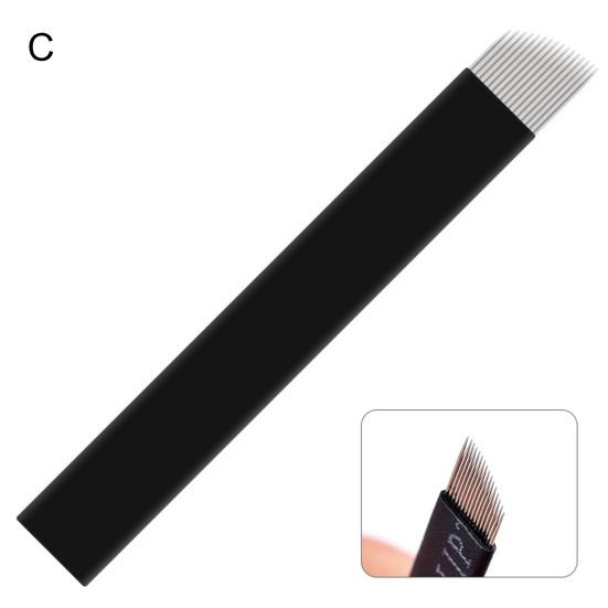 Aiguille de microblading extrêmement fine 0,18 mm jetable à usage unique pour maquillage permanent des sourcils et tatouage, lame pour usage personnel