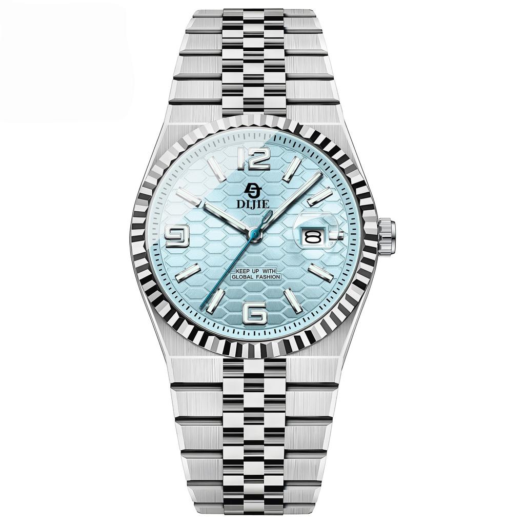 Frühling High-End Business Uhr Herren Vollautomatisch Stahlarmband Konzept Großes Zifferblatt Quarz Uhr