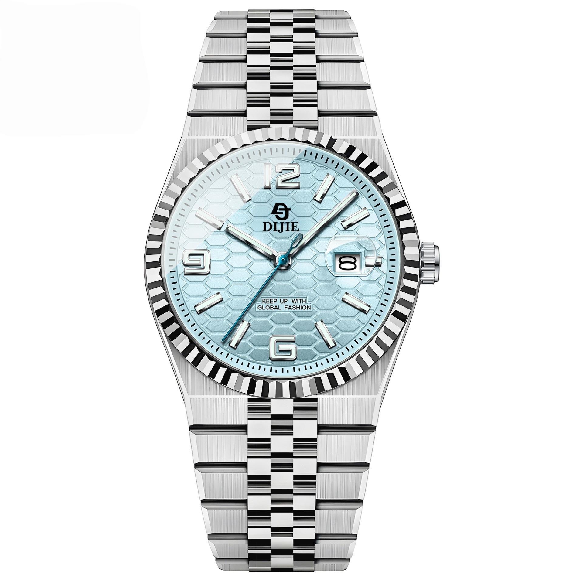 Spring High-End Business Watch Men S Fully Automatic Steel Belt Concept Large Dial Quartz Watch
