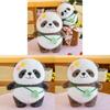 Orchid Cute Panda Doll Cartoon Big Panda Healing Series Bamboo Shoot Gift Bag