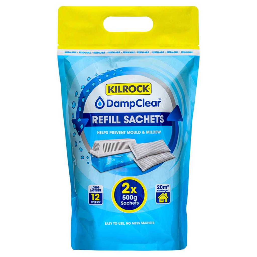 Kilrock Damp Clear Ανταλλακτικά Παγίδας Υγρασίας 2 x 500γρ.