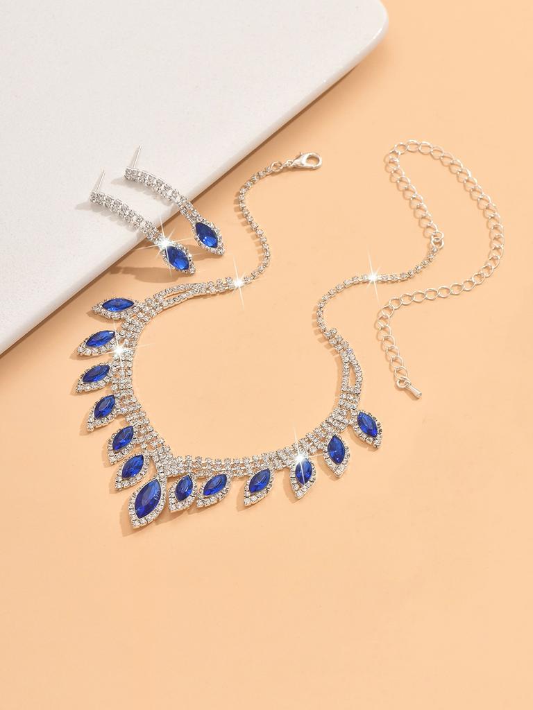 Bridal Accessories Wedding Dress Accessories Jewelry Set Earrings Necklace Bracelet Wedding Set