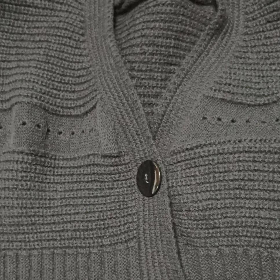 Women Autumn and Winter High-End Short Knitted Cardigan V-Neck Lantern Sleeve Sweater Coat Ladies Tops