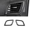 Carbon Fiber 2X Front Side Air Outlet Vent Cover Trim For Isuzu D-Max 2021 2022