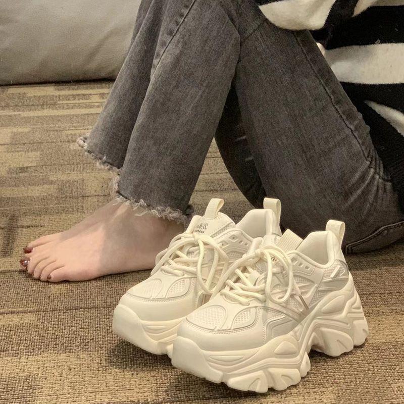 Shoes women's spring new versatile and high platform fried street sneakers women
