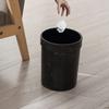 Marmoroptik Plastikmülleimer ohne Deckel Europäischer Stil Mülleimer Büro Müllbehälter Wohnzimmer Schlafzimmer Abfalleimer