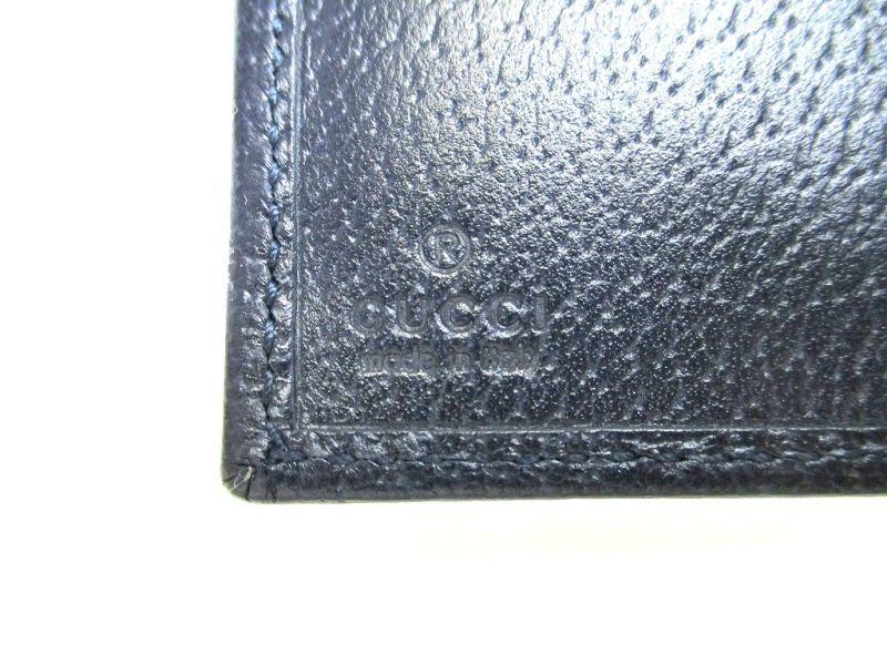 Authentic GUCCI Beige Leather Bifold Wallet Ophidia GG Bifold Wallet #9988  Refurbished